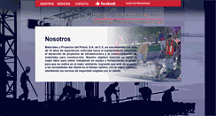 Desktop Screenshot of materialesyproyectos.com